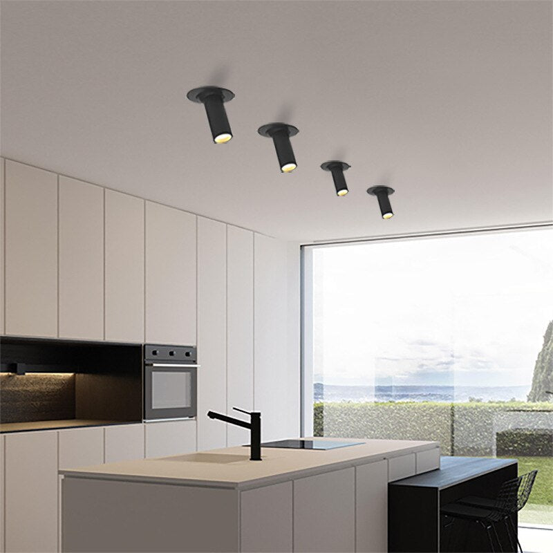 Slim Aluminium Adjustable Recessed Spotlight (24° Beam)
