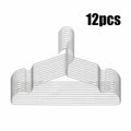 Slim Aluminum Anti-Slip Hangers (12-Pack)