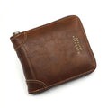 Slim Wallet Genuine Leather Minimalist Card Slots