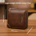 Slim Wallet Genuine Leather Minimalist Card Slots