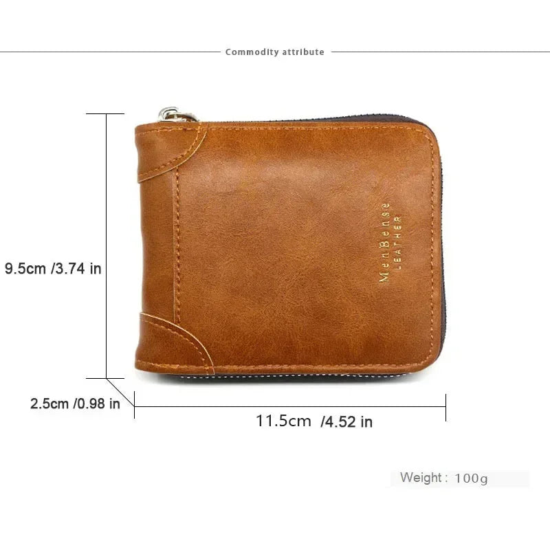 Slim Wallet Genuine Leather Minimalist Card Slots