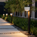 Slim Weatherproof Aluminum & Glass Path Light (Integrated 12W LED)