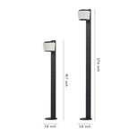 Slim Weatherproof Aluminum & Glass Path Light (Integrated 12W LED)