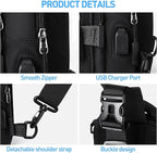 Sling Bag Lightweight High-Density Nylon Multiple Pockets
