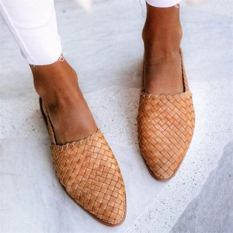 Slingback Sandal Braided Upper Cushioned Insole Elastic Heel