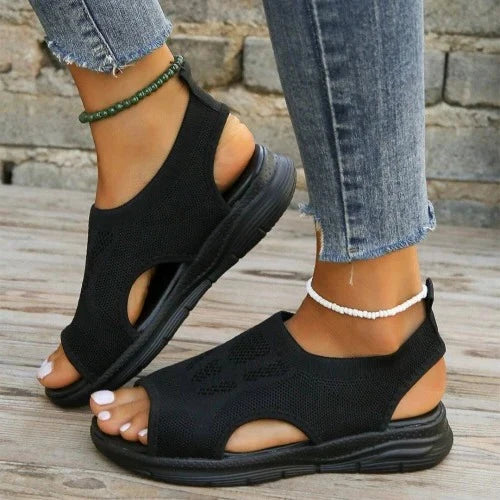 Slingback Sandals Contoured Footbed Breathable Slip-On