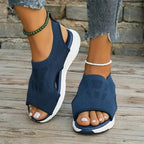 Slingback Sandals Contoured Footbed Breathable Slip-On