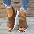 Slingback Sandals Contoured Footbed Breathable Slip-On