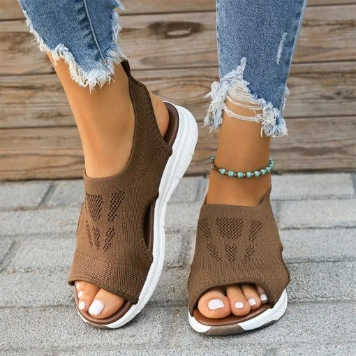Slingback Sandals Contoured Footbed Breathable Slip-On