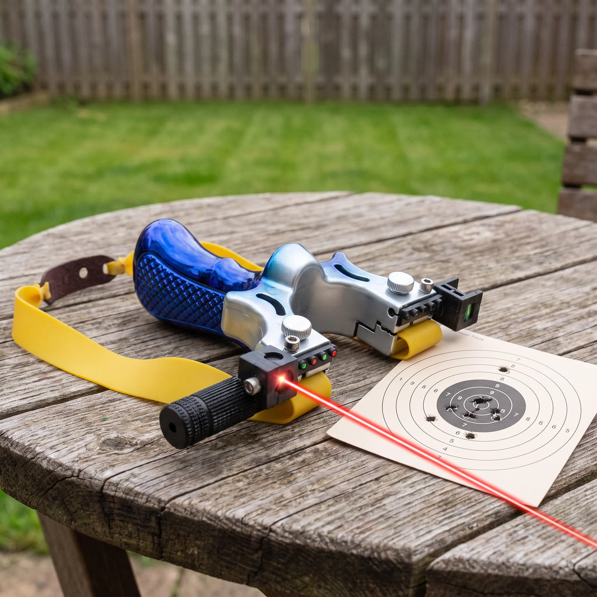 Slingshot Integrated Laser Sight Metal Frame & Ergonomic Grip