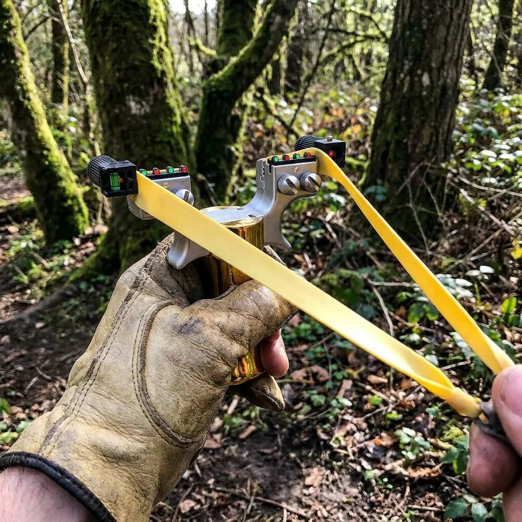 Slingshot Integrated Laser Sight Metal Frame & Ergonomic Grip
