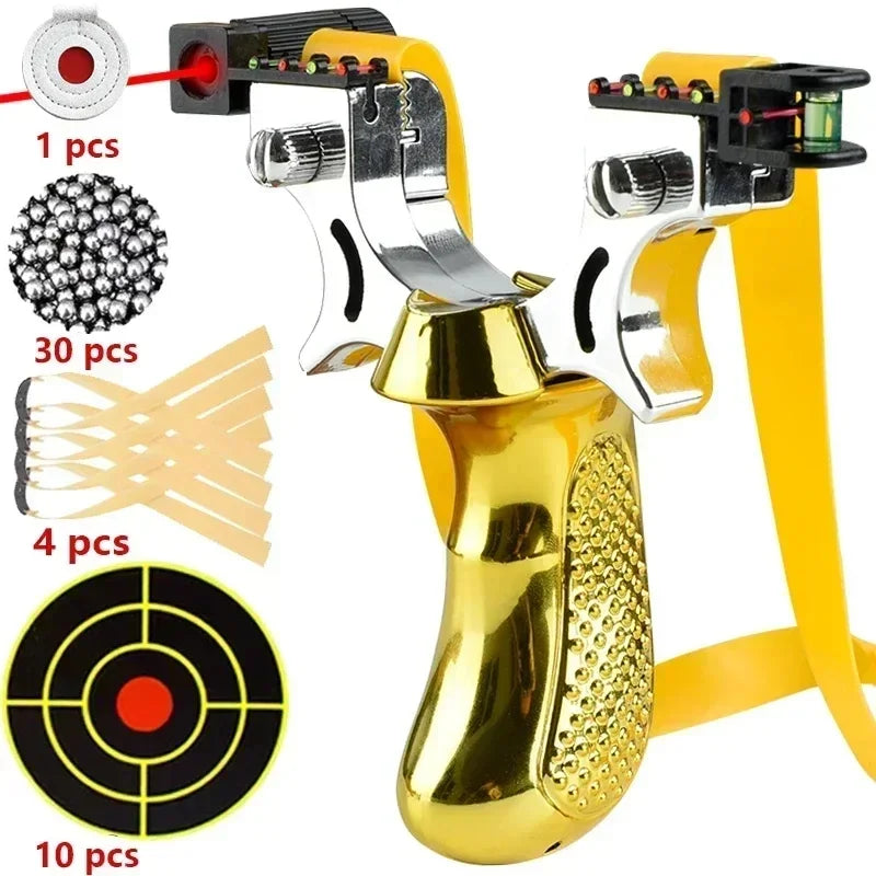 Slingshot LED Sight & Spirit Level Ergonomic Anti-Slip Grip