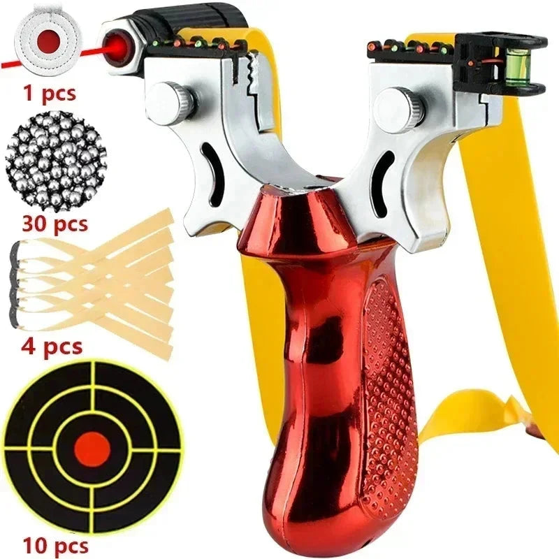 Slingshot Laser Sight & Level Anti-Slip Grip