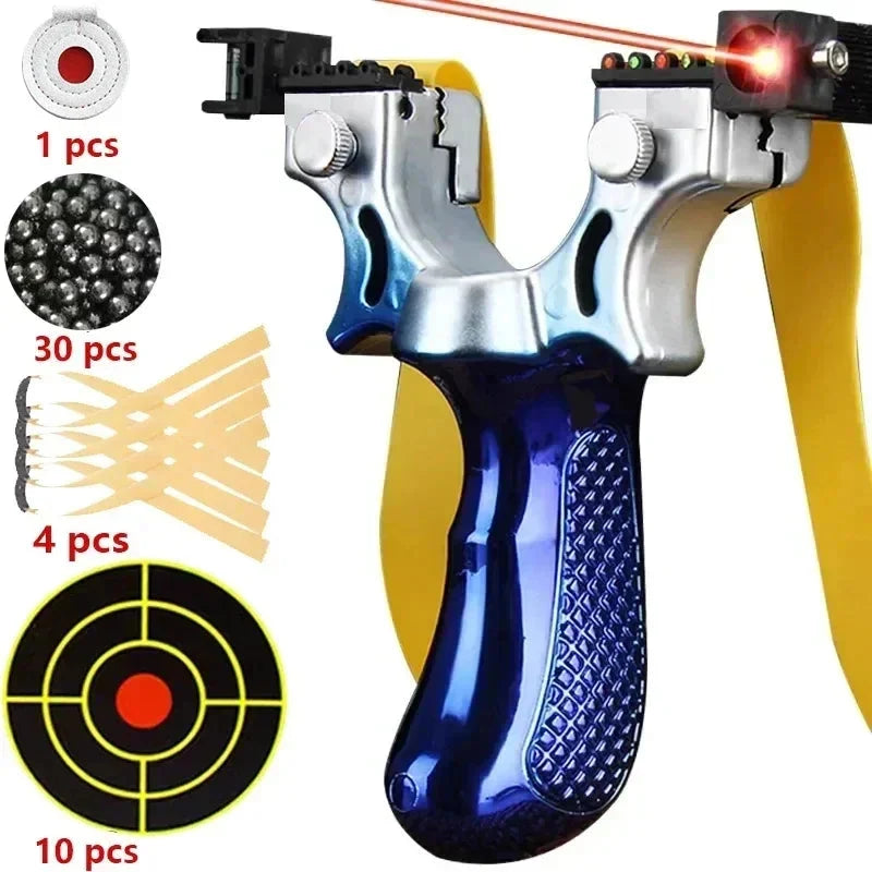 Slingshot Laser Sight & Level Anti-Slip Grip