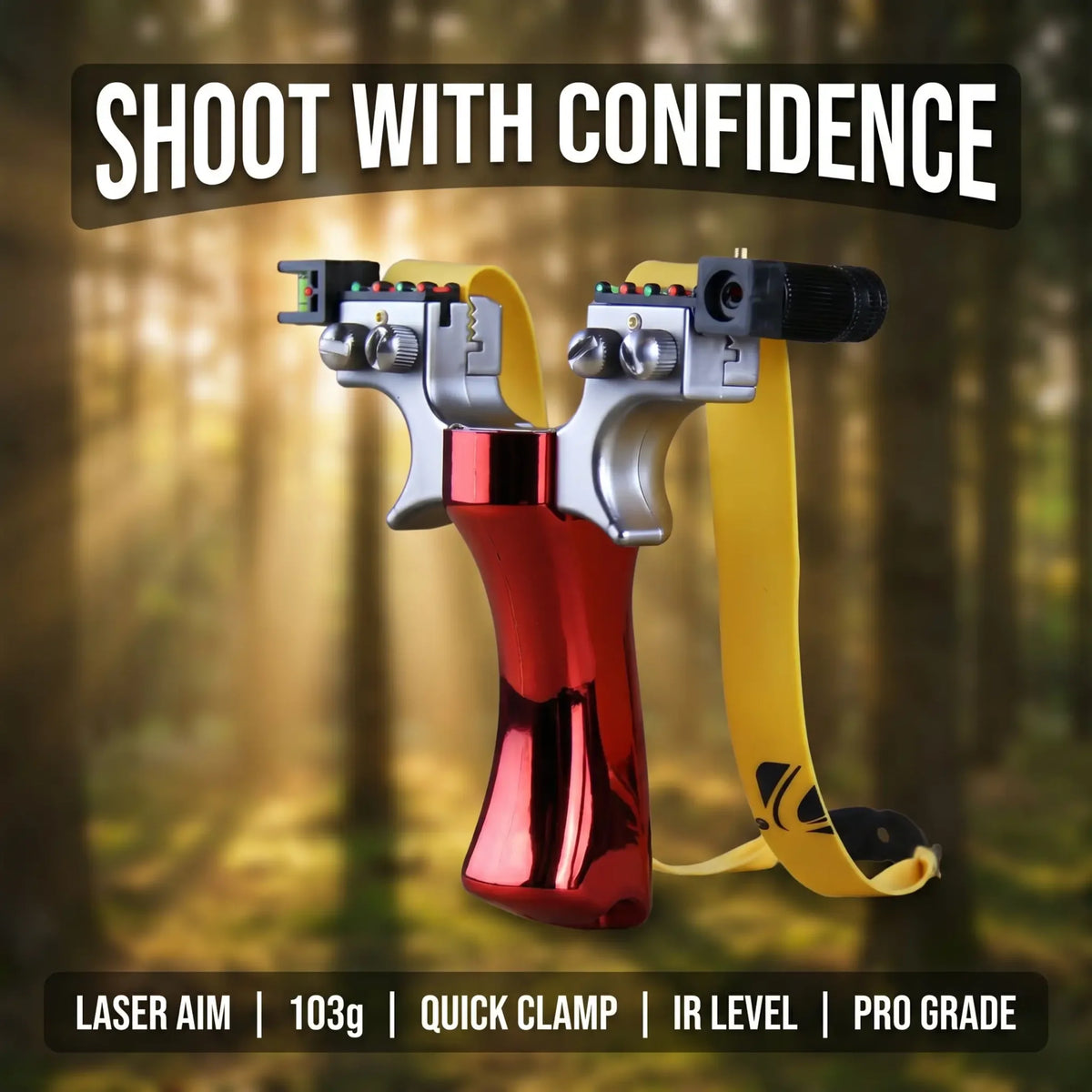 Slingshot Laser Targeting & Infrared Level Quick-Clamp Bands