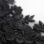 Slip Dress Embroidered Tulle Adjustable Straps
