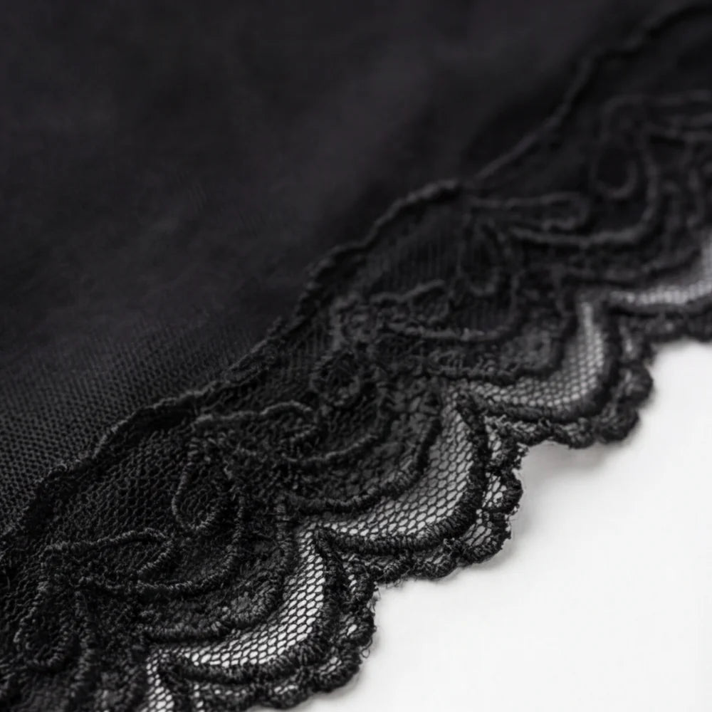 Slip Dress Embroidered Tulle Adjustable Straps