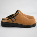 Slip-On Clogs Soft Leather Ergonomic Insole & Lightweight
