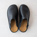 Slip-On Clogs Soft Leather Ergonomic Insole & Lightweight
