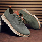 Slip-On Dress Shoes Wide Orthopedic Toe Box Breathable Knit