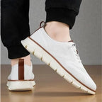 Slip-On Dress Shoes Wide Orthopedic Toe Box Elastic Collar