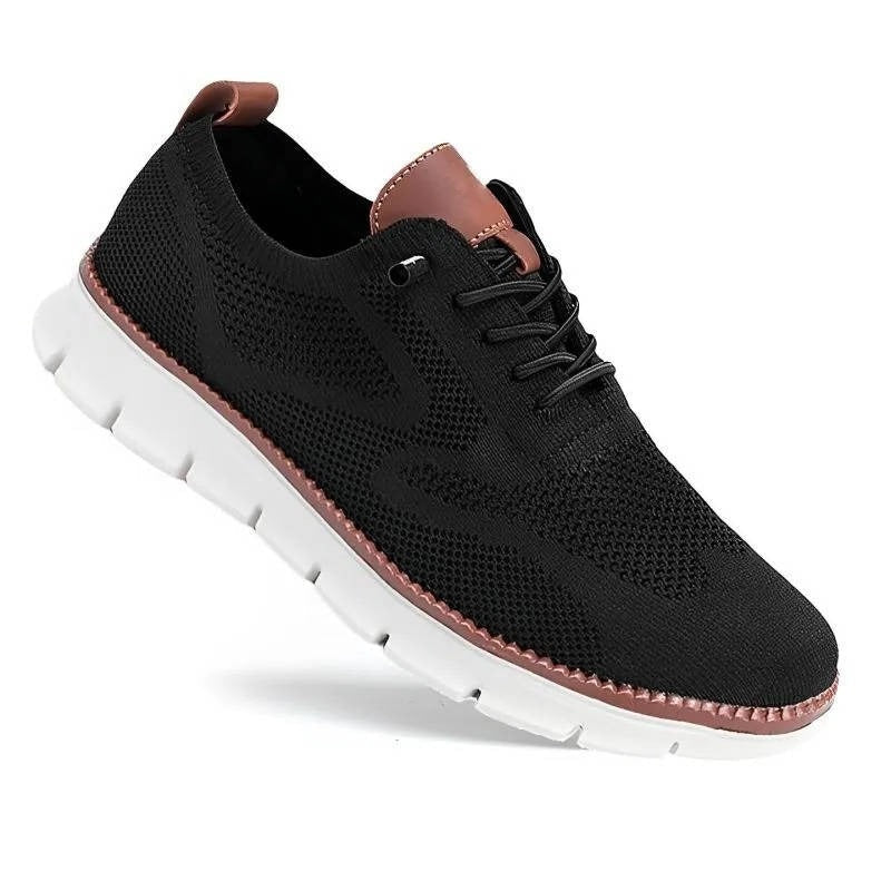 Slip-On Dress Shoes Wide Orthopedic Toe Box Elastic Collar
