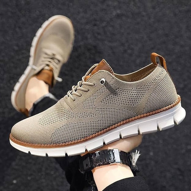 Slip-On Dress Shoes Wide Orthopedic Toe Box Elastic Collar