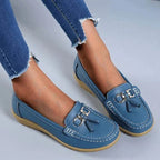 Slip-On Loafers Contoured Cushioned Insole & Breathable Upper