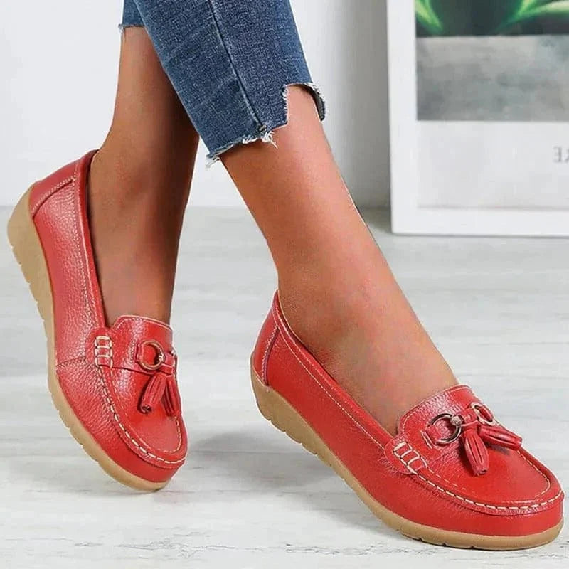 Slip-On Loafers Contoured Cushioned Insole & Breathable Upper