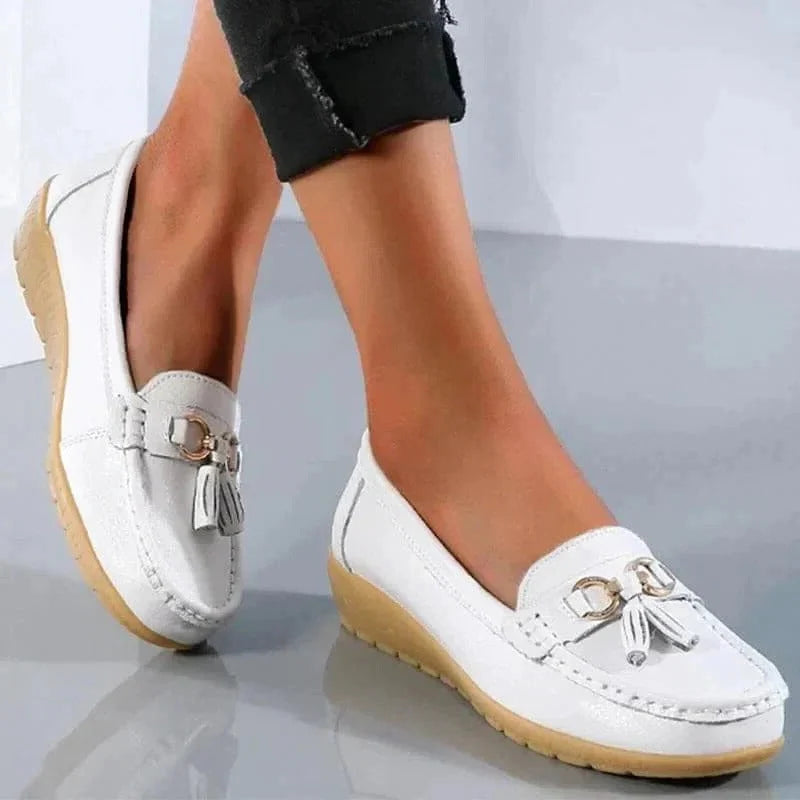 Slip-On Loafers Contoured Cushioned Insole & Breathable Upper