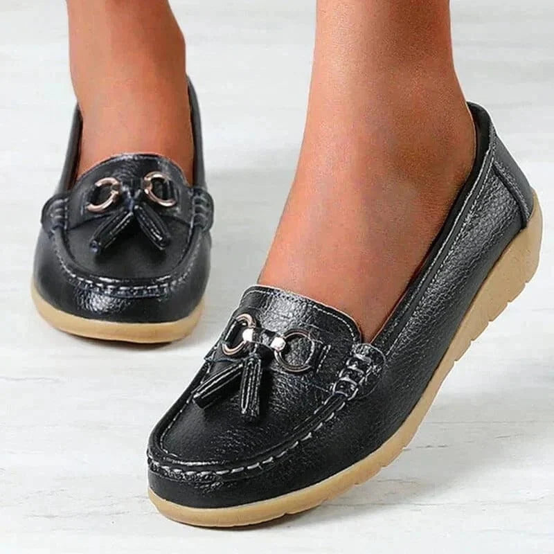 Slip-On Loafers Contoured Cushioned Insole & Breathable Upper