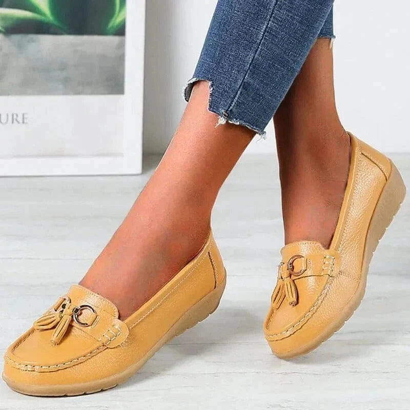Slip-On Loafers Contoured Cushioned Insole & Breathable Upper