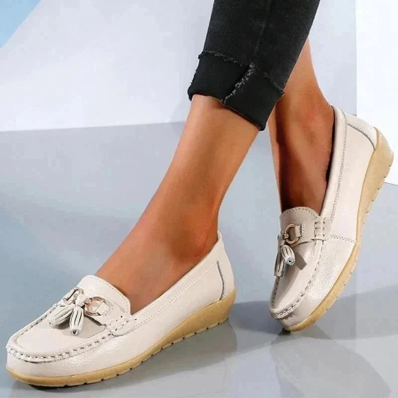 Slip-On Loafers Contoured Cushioned Insole & Breathable Upper