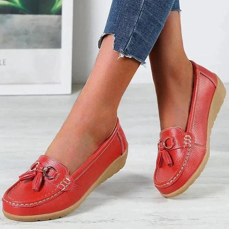 Slip-On Loafers Contoured Cushioned Insole & Breathable Upper