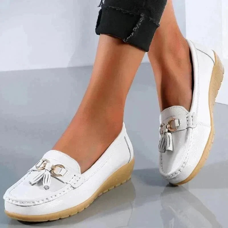 Slip-On Loafers Contoured Cushioned Insole & Breathable Upper