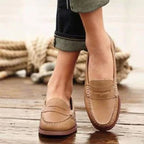 Slip-On Loafers Full-Grain Leather Lined Insole