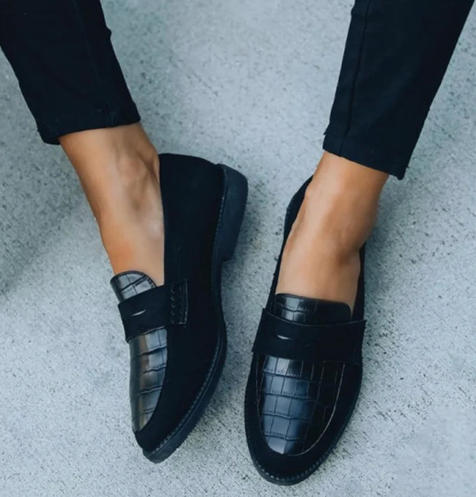 Slip-On Loafers Leather Padded Insole & Soft Lining