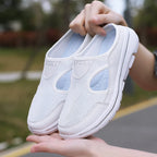 Slip-On Sandals Breathable Mesh Anatomical Cork Insole Wide Fit