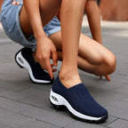 Slip-On Shoes Arch & Heel Support Cushioned Footbed