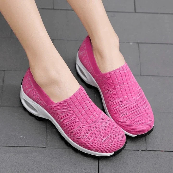 Slip-On Shoes Arch & Heel Support Cushioned Footbed