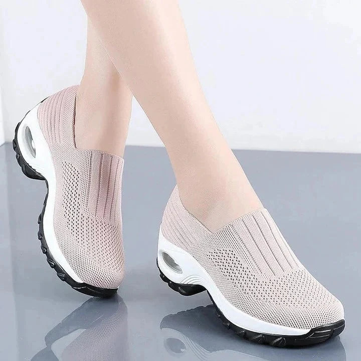 Slip-On Shoes Arch & Heel Support Cushioned Footbed