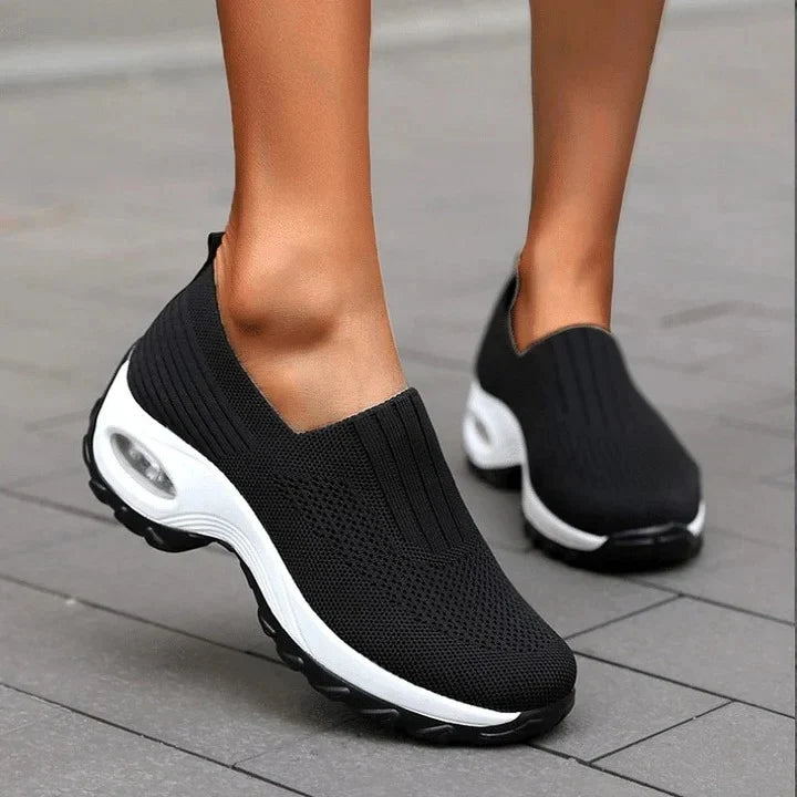 Slip-On Shoes Arch & Heel Support Cushioned Footbed