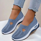 Slip-On Shoes Breathable Knit Orthopedic Footbed & Non-Slip Outsole