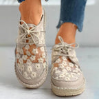 Slip-On Shoes Orthopedic Footbed Breathable Floral Print