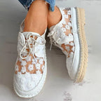 Slip-On Shoes Orthopedic Footbed Breathable Floral Print