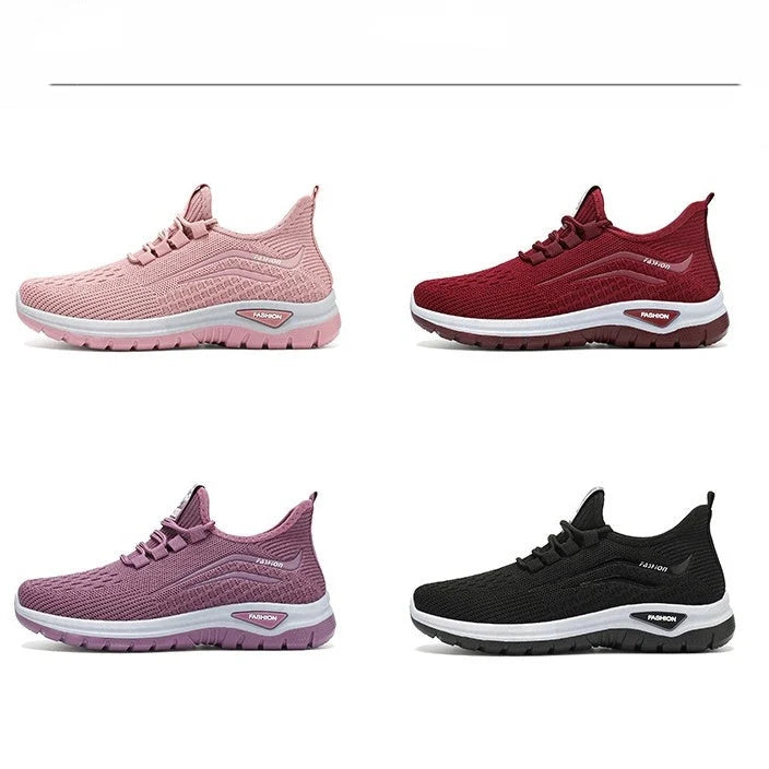 Slip-On Sneakers Ultralight Breathable Mesh Shock-Absorbing Sole