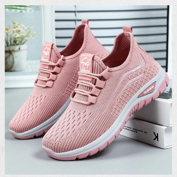 Slip-On Sneakers Ultralight Breathable Mesh Shock-Absorbing Sole