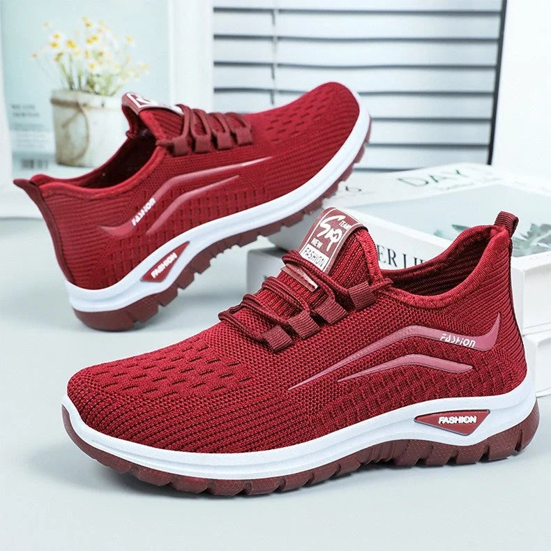 Slip-On Sneakers Ultralight Breathable Mesh Shock-Absorbing Sole
