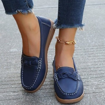 Slip-On Walking Loafers Lightweight Wide Toe