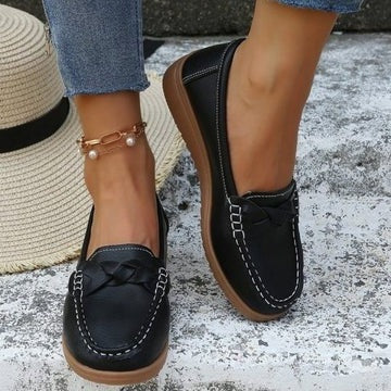 Slip-On Walking Loafers Lightweight Wide Toe